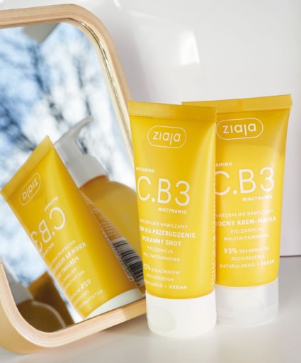 Ziaja hydratačný nočný krém-maska s vitamínom C.B3