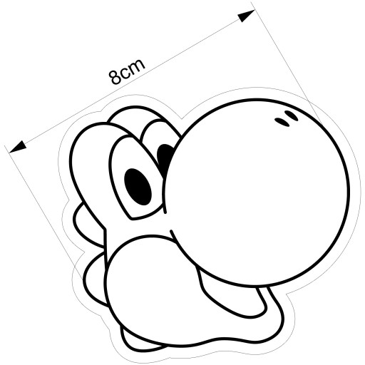 Vykrajovač na sušienky Super Mario Bros. Yoshi 1
