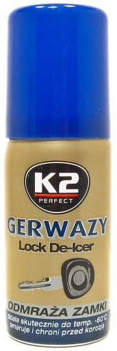 K2 Gerwazy rozmrazovač zámkov 50 ml (sprej)