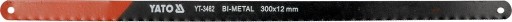 Bimetal-kobaltový pílový list na kov 300 mm 2 ks.