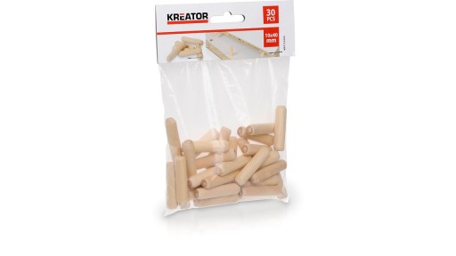 Hmoždinka nábytková 10 x 40mm 30 kusov KREATOR