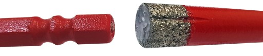OTVOROVÁ PILA DIAMANTOVÁ VŔTAČKA VŔTAČKA 10mm PRE ŠESTIKRÁTKOVÚ keramiku