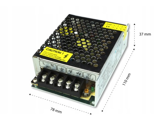 3,3A montážny zdroj pre 12V 40W IP20 LED pásy