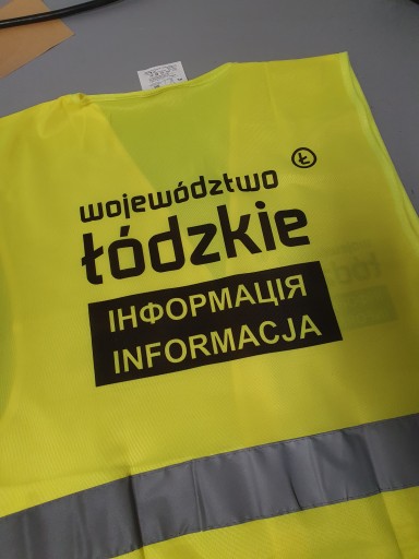 Reflexná vesta s potlačou LOGA