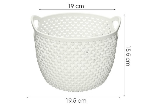 UNIVERZÁLNY KOŠÍK 3,3L TRADIČNÝ KOŠÍK S DRŽAŤOU