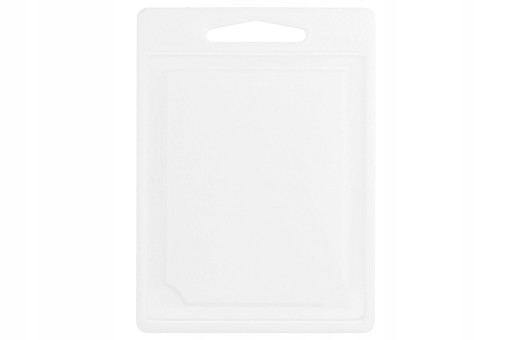 DOSKA NA KRAJENIE, plast, biela, 30x22, pevná kuchynská doska s rukoväťou