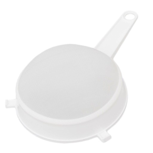Kuchynské sitko, plastové sitko, 16 cm, HRUBÉ, jemné, na mlieko, múku, tinktúry