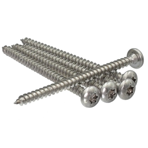 5x80 skrutiek do dreva Nerezový objektív Torx 10S