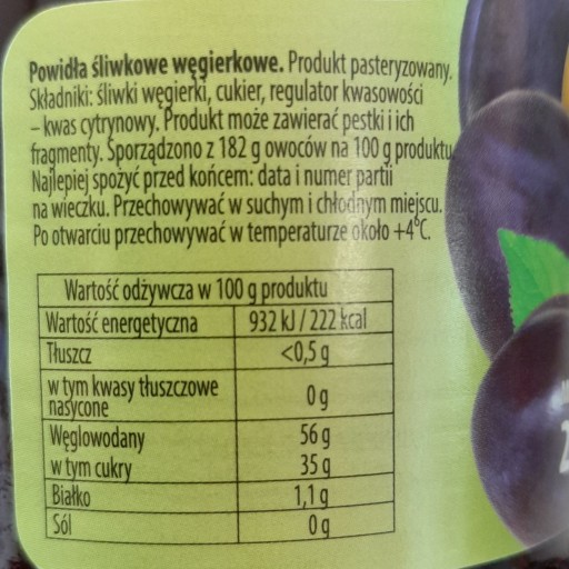LEVIATSKA MAĎARSKO DŽEMOVÁ JAR 290G