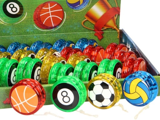 VEĽKÉ SVIETIACE YO-YO JOJO FUTBAL BASKETBAL MIX 5540
