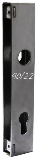 OCELOVÁ KRABIČKA KAZETA NA JANIA LOCK, ÚZKA, 40X25mm, NA ZVÁRANIE DO BRÁNKY