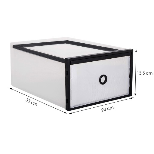 ORGANIZÉR BOX NÁDOBA NA POSUVNÉ OBUV 33x23x13,5cm VEĽKÁ SILNÁ 1ks