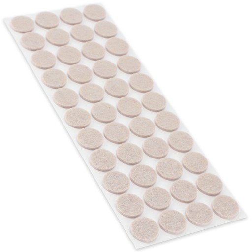 44x PLSTENÉ PODLOŽKY PRE NÁBYTkové STOLIČKY, SAMOLEPIACI SET SILNÝ