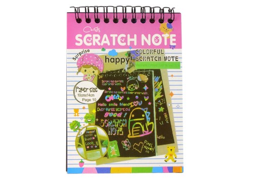 Scratch Game Notebook pre deti Pink