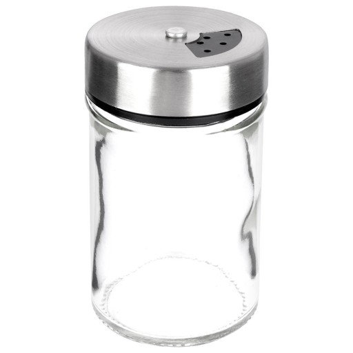 Kuchynská nádoba SPICE so sitkom, sklenené sitko na korenie, 100 ml