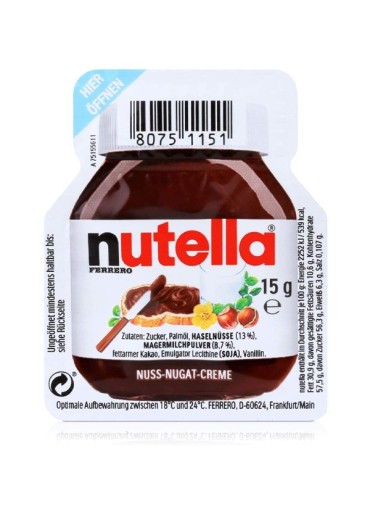 Taliansky nátierkový krém Ferrero NUTELLA mini 15g