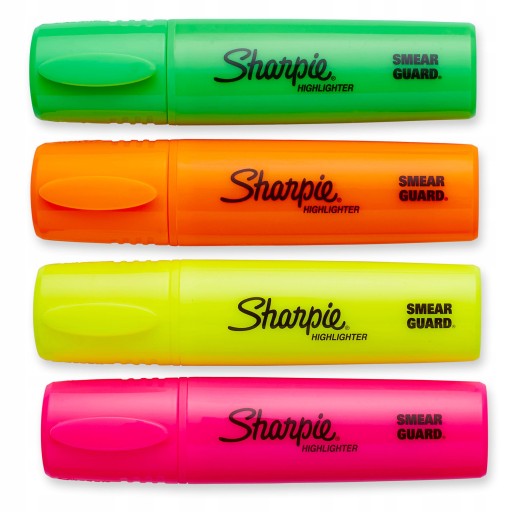 Fixka Sharpie Sada zvýrazňovačov 4 farieb FLUO XL