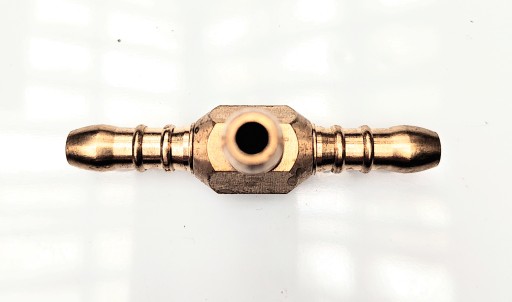 T-kus 3x vsuvka 9 - 10 mm Bradas PRAT3 konektor, rozdeľovač na plynovú hadicu