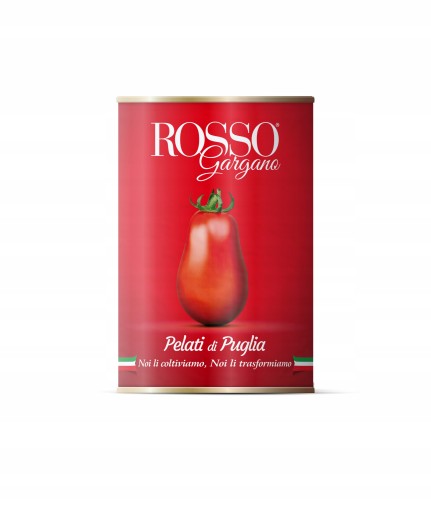 ROSSO Paradajky bez šupky pelati gargano 400g