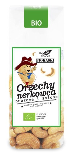 KEŠU ORIECHY PRAŽENÉ A SOLENÉ, BIO 100 g - BIO PLANET