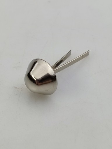 Pukle nôžky, kuforové nožičky, 12 mm, strieborné, 10 kusov