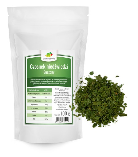 Cesnak medvedí, sušený čerstvý 100g