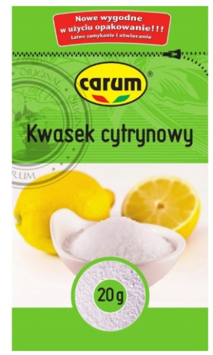 CARUM kyselina citrónová 20 g