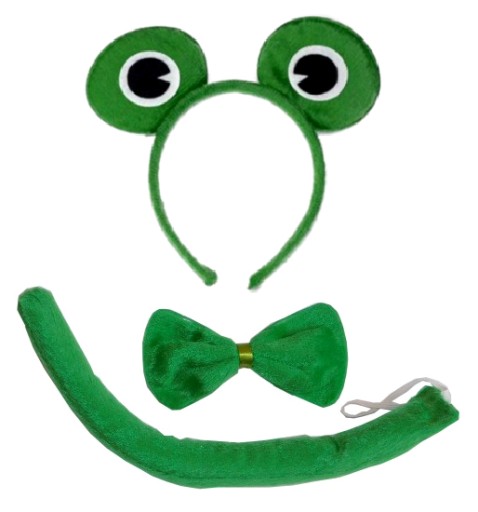 SADA FROG TIE TAIL EYES 3 ELEMENTS