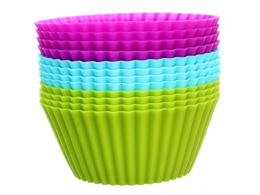 PODNOS NA MUFFINY + 12 SILIKÓNOVÝCH KOŠÍKOV