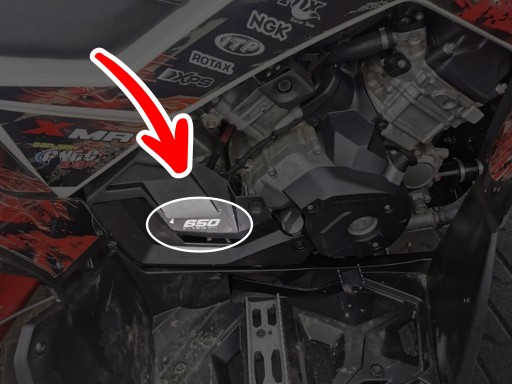 Nálepka Can-Am Renegade 850R V-TWIN