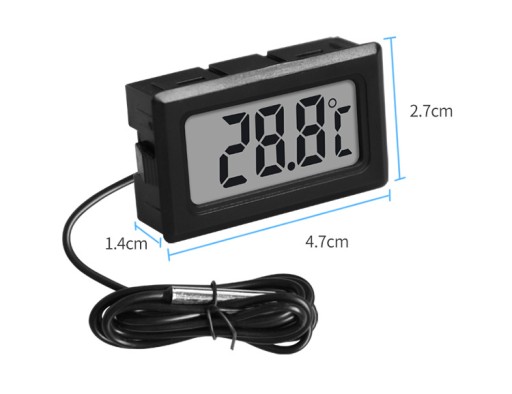 ELEKTRONICKÝ DIGITÁLNY LCD TEPLOMER SO SONDOU