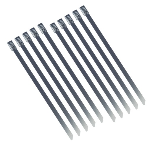 Oceľové sťahovacie pásky 400x4,5mm 10 ks
