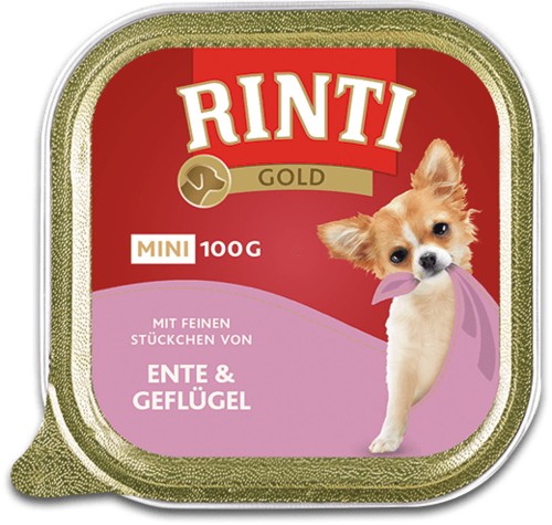 Rinti | Gold Mini | Kačica s hydinou 100g