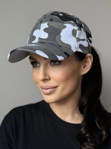 DÁMSKA PÁNSKA BEJZBALOVÁ ČIAPKA ŠPORTOVÁ POHODLNÁ LETNÁ LETNÁ CAMO FARBA