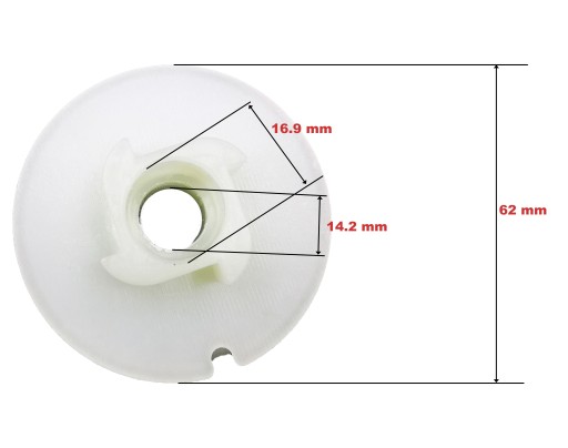 NAVÍJACIE KOLESO PRE ČÍNSKE PÍLY 45ccm 52ccm 58cc NAC