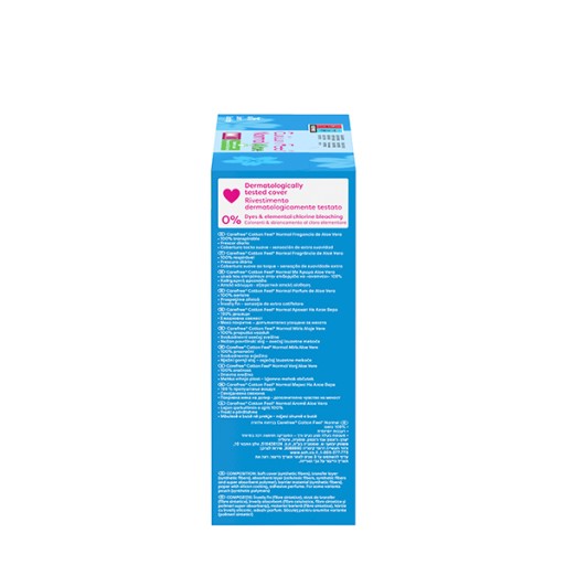 CAREFREE Cotton Feel Normal Aloe hygienické vložky 76 kusov