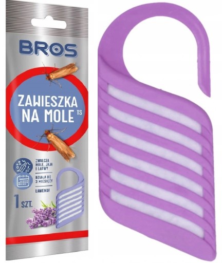 BROS ODEVNÝ PRÍVESEK MOR DO ŠATNÍKA LEVANDUĽA