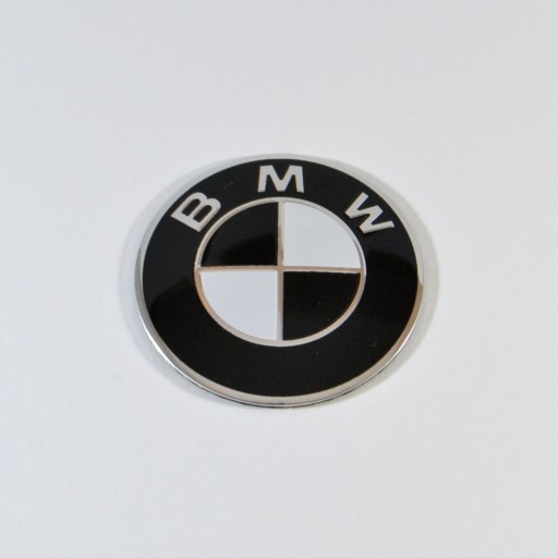 BMW 45mm Emblémový odznak ČIERNA na volante