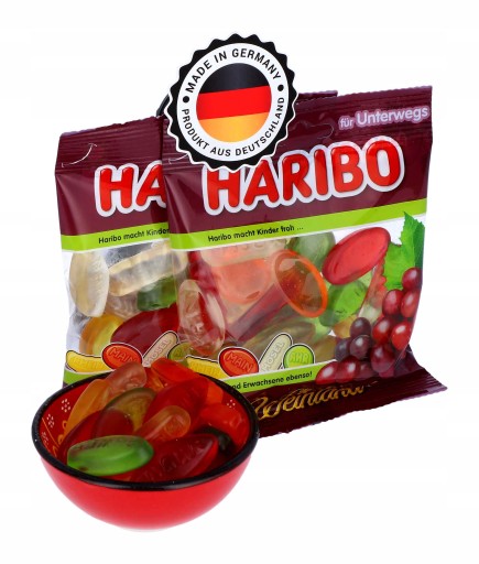 HARIBO Weinland želé s príchuťou vína 175g z Nemecka