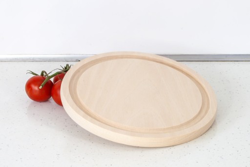 Okrúhly priemer dosky na krájanie 22 cm buková kuchyňa