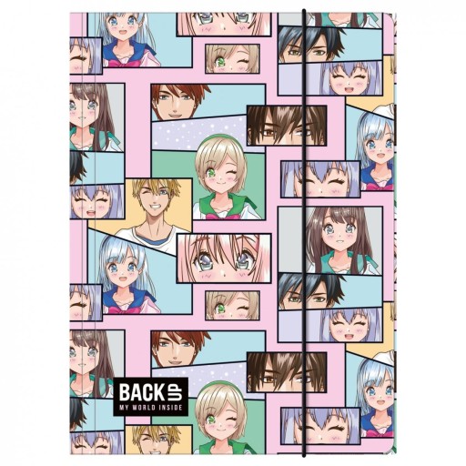 A4 ZLOŽKA NA VÝKRESY S GUMA Zálohovanie MANGA ANIME KOMUNIKÁCIA