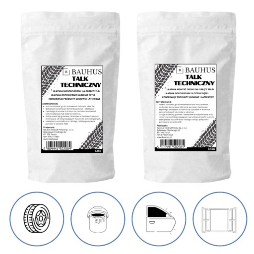 Technický mastenec na pneumatiky a duše, účinný 1 kg