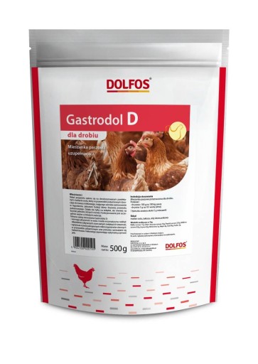 Gastrodol D 500g prípravok upravujúci poruchy tráviaceho traktu kurčiat