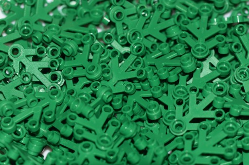 LEGO 2423 zelený zelený list 10 ks
