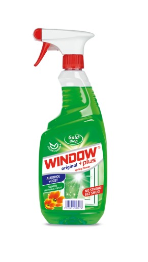Čistič okien Gold Drop Window 750 ml citrón