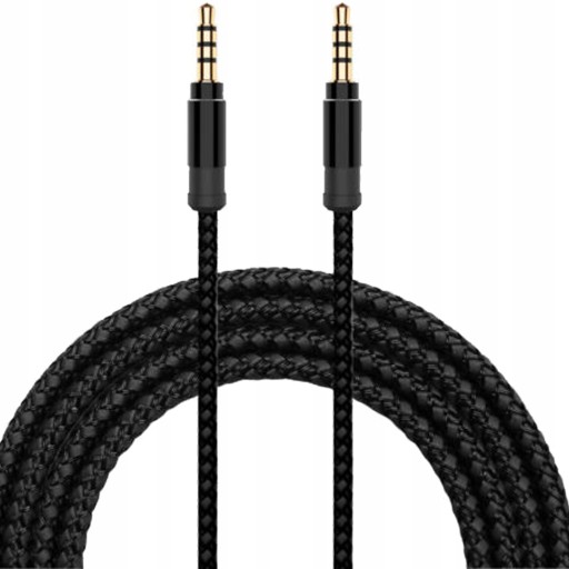 DLHÝ SILNÝ KÁBEL 1M AUX MINI JACK 3,5MM Oplet