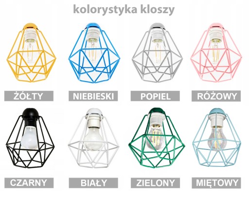 KOVOVÉ TIIETO LAMPY DIAMANTOVÝ DRÔT, 8 FARIEB