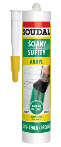 Soudal Light Acrylic - Biela