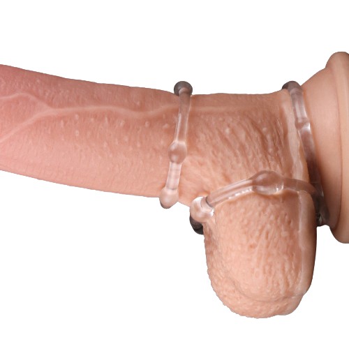 Lovetoy 3 priehľadné erekčné krúžky