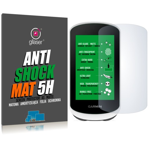 Fólia Glaser Anti-Shock MAT Garmin EDGE EXPLORE 2